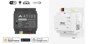 De Atios KNX Bridge (links) en de Elsner KNX Matter Server (rechts) zijn twee andere voorbeelden van een KNX-naar-Matter-gateway.